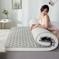 HKM-863443 High Rebound 3D Stereo Latex Mat Tatami Mattress with Lamb Wool Fabric and Breathable Design
