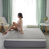 HKM-863443 High Rebound 3D Stereo Latex Mat Tatami Mattress with Lamb Wool Fabric and Breathable Design