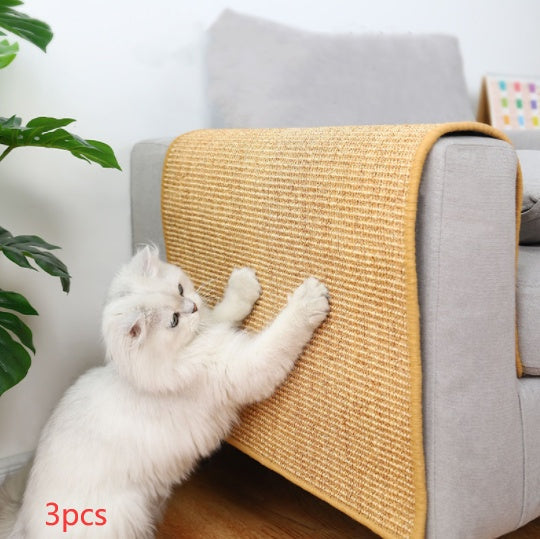 HKM-863507 Sisal Cat Claw Grinding Pad - Anti-Scratch Protection for Sofas (Multiple Sizes Available)