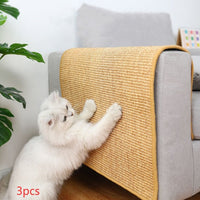 HKM-863507 Sisal Cat Claw Grinding Pad - Anti-Scratch Protection for Sofas (Multiple Sizes Available)