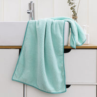 HKM-863699 Coral Velvet Soft Towel - Lightweight Polyester Blend, 35x75 cm