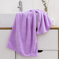 HKM-863699 Coral Velvet Soft Towel - Lightweight Polyester Blend, 35x75 cm
