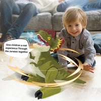 HKM-863699 Remote Control Dancing Dinosaur Toy with Music and Spray Effects for Ages 6 and Up