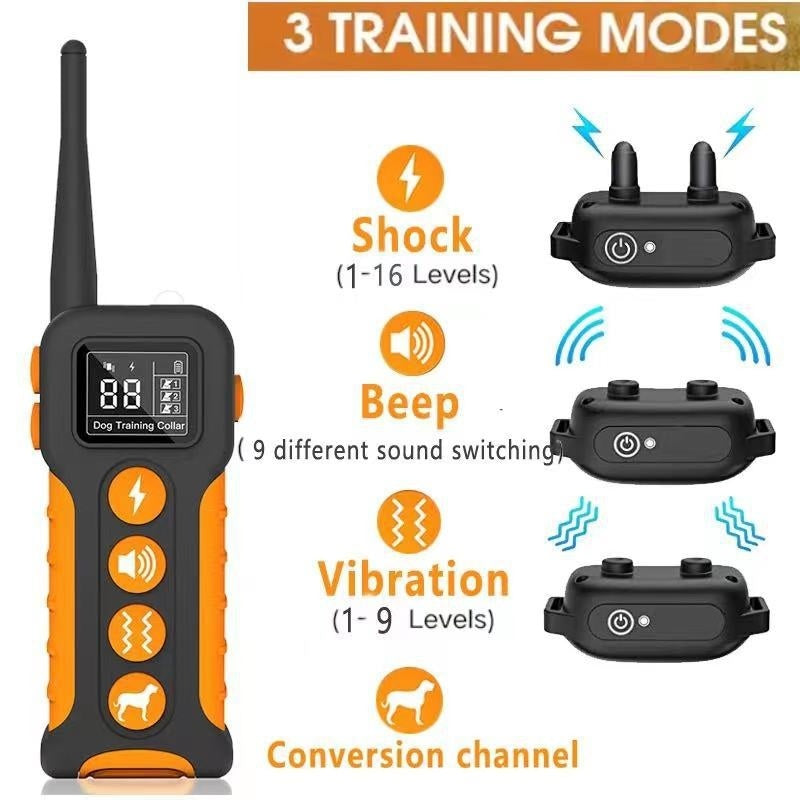 HKM-863827 Remote Control Dog Trainer Voice Control Bark Stopper
