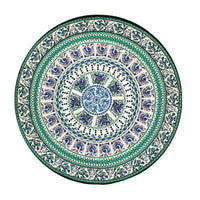 HKM-863955 Round Beach Towel in Blue and Red Chiffon Material