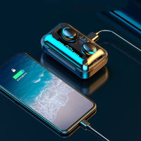 HKM-864019 Wireless Bluetooth Stereo Headset with Built-in Power Bank and Multi-Point Connection