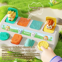 HKM-864275 Animal Popup Game for Kids - Engaging Educational Toy to Enhance Hand Coordination Skills