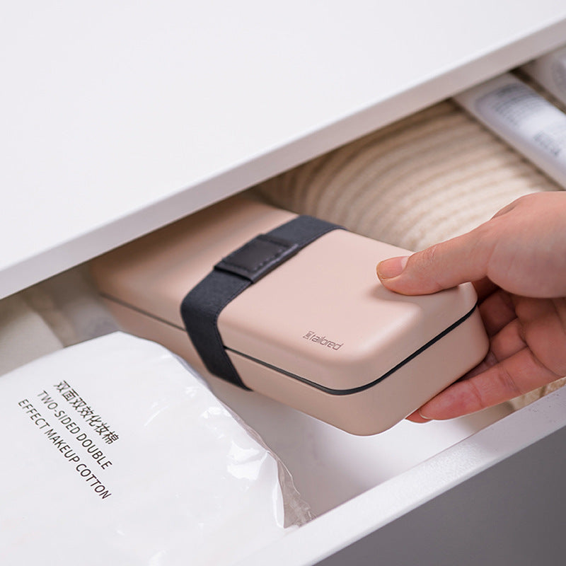 HKM-864275 Compact Portable Sewing Box with 16 Thread Colors, Scissors, and Essentials