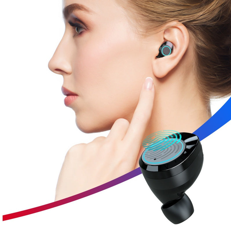 HKM-864339 Wireless Bluetooth 5.0 Headphones with Waterproof Ear Hooks for Fitness and Outdoor Activities