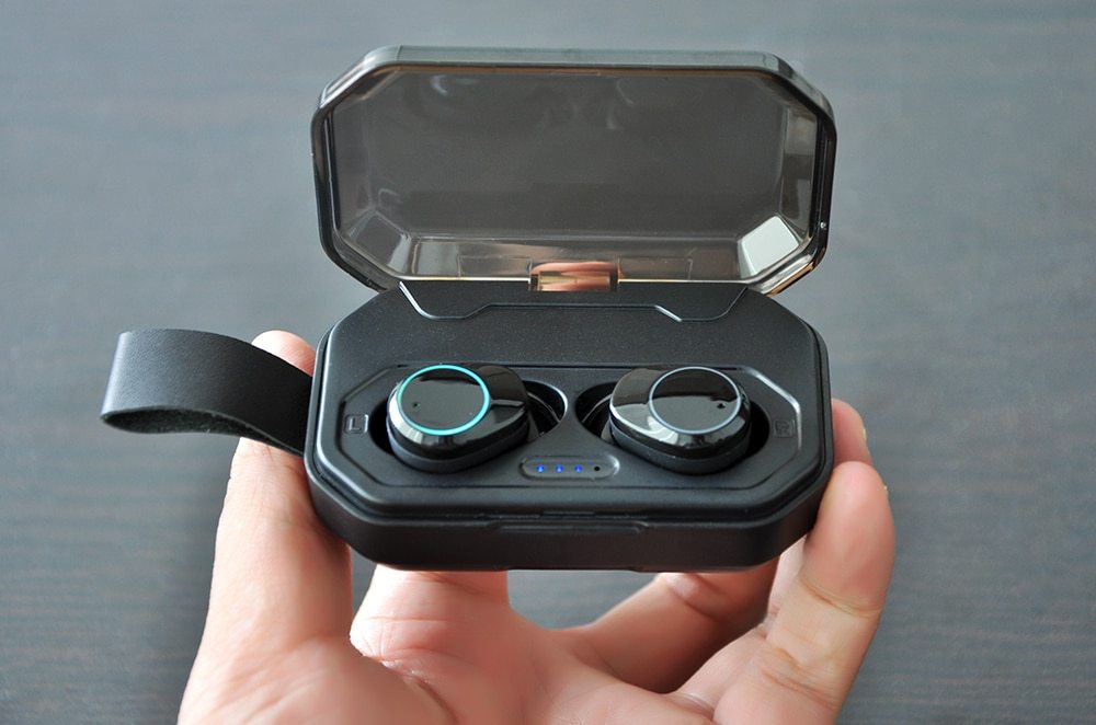 HKM-864339 Wireless Bluetooth 5.0 Headphones with Waterproof Ear Hooks for Fitness and Outdoor Activities