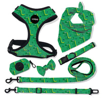 HKM-864467 Breathable Fashion Dog Harness and Leash Set with Adjustable Sizes
