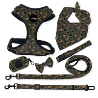 HKM-864467 Breathable Fashion Dog Harness and Leash Set with Adjustable Sizes