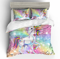 HKM-864595 Soft Cartoon Anime Quilt Cover Set - Available in Two, Three, or Four Pieces for Various Bed Sizes