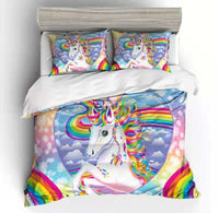 HKM-864595 Soft Cartoon Anime Quilt Cover Set - Available in Two, Three, or Four Pieces for Various Bed Sizes
