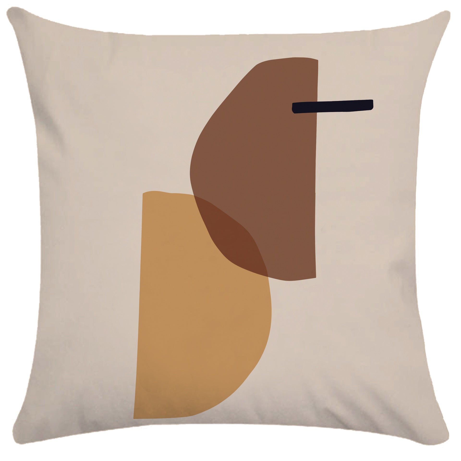 HKM-865107 Abstract Female Geometric Plush Pillowcase