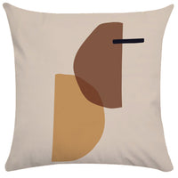 HKM-865107 Abstract Female Geometric Plush Pillowcase