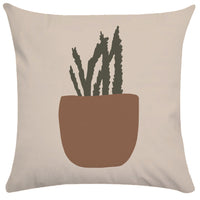 HKM-865107 Abstract Female Geometric Plush Pillowcase