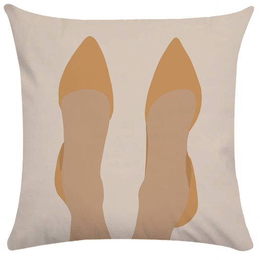 HKM-865107 Abstract Female Geometric Plush Pillowcase