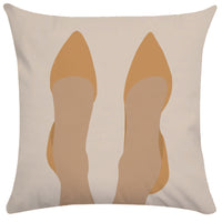 HKM-865107 Abstract Female Geometric Plush Pillowcase