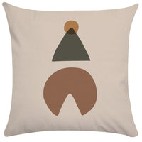 HKM-865107 Abstract Female Geometric Plush Pillowcase