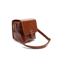 HKM-865299 One-Shoulder Camera Bag with High-Grade Canvas and PU Leather, Multiple Sizes Available