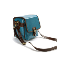 HKM-865299 One-Shoulder Camera Bag with High-Grade Canvas and PU Leather, Multiple Sizes Available