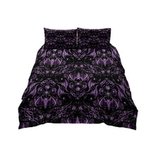 HKM-865427 Gothic Bat Digital Print Quilt Cover Set with Pillowcases – Available in Multiple Sizes