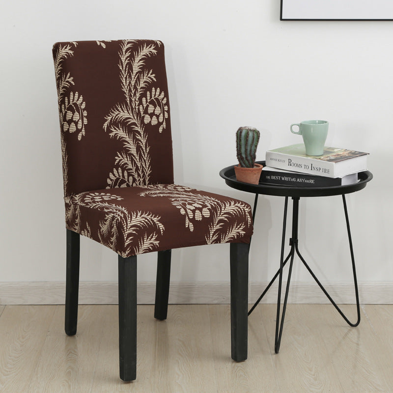 HKM-865491 Elastic Chair Cushion Cover for Home and Hotel – Modern Geometric Styles, Polyester Fiber, Versatile Use