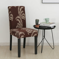 HKM-865491 Elastic Chair Cushion Cover for Home and Hotel – Modern Geometric Styles, Polyester Fiber, Versatile Use