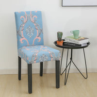 HKM-865491 Elastic Chair Cushion Cover for Home and Hotel – Modern Geometric Styles, Polyester Fiber, Versatile Use
