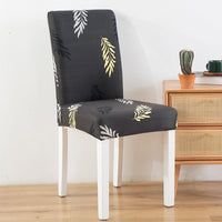 HKM-865491 Elastic Chair Cushion Cover for Home and Hotel – Modern Geometric Styles, Polyester Fiber, Versatile Use