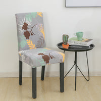 HKM-865491 Elastic Chair Cushion Cover for Home and Hotel – Modern Geometric Styles, Polyester Fiber, Versatile Use