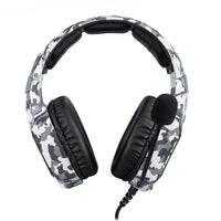 HKM-865491 K8 Camouflage Gaming Headphones with 3.5mm Plug for PS4, Xbox One, iPhone, and iPad