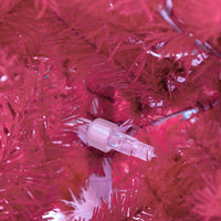 HKM-865555 6FT Bendable Santa Hat Style Artificial Christmas Tree with 1250 Branch Tips and 300 LED Lights