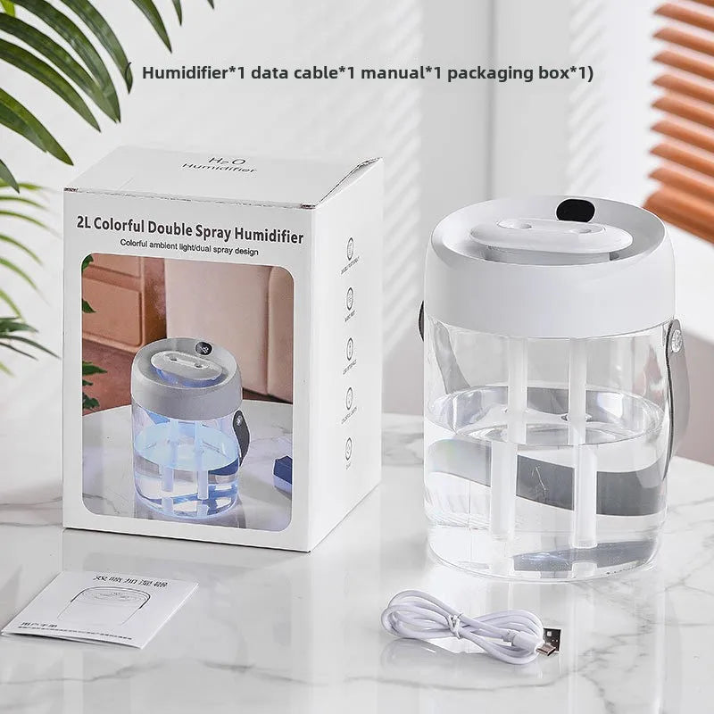 KTX-865619 Large Capacity Ultrasonic Humidifier with USB Power and Digital Display for Home and Office