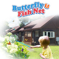 HKM-865683 Telescopic Fishing Nets for Kids - Ideal for Catching Butterflies, Insects, and Small Fish