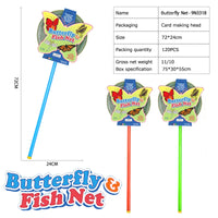 HKM-865683 Telescopic Fishing Nets for Kids - Ideal for Catching Butterflies, Insects, and Small Fish