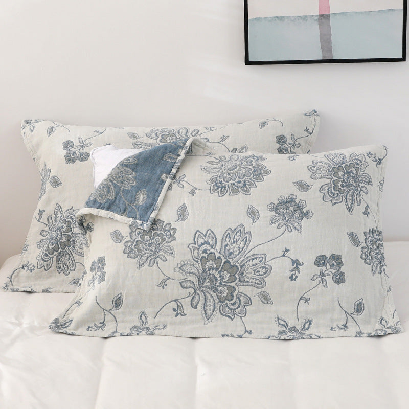 HKM-865747 Cotton Summer Anti-Slip Single Use Pillow Towels in Assorted Colors