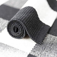 HKM-865811 Cotton Buffalo Plaid Area Rugs - Available in 60x90cm and 60x130cm Sizes