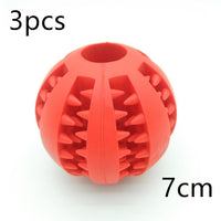 HKM-865875 Pet Slow Feeder Dog Toy Cute Funny Rubber Dog Ball Toy