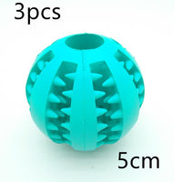 HKM-865875 Pet Slow Feeder Dog Toy Cute Funny Rubber Dog Ball Toy