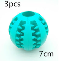 HKM-865875 Pet Slow Feeder Dog Toy Cute Funny Rubber Dog Ball Toy
