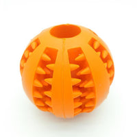 HKM-865875 Pet Slow Feeder Dog Toy Cute Funny Rubber Dog Ball Toy