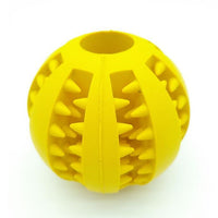 HKM-865875 Pet Slow Feeder Dog Toy Cute Funny Rubber Dog Ball Toy