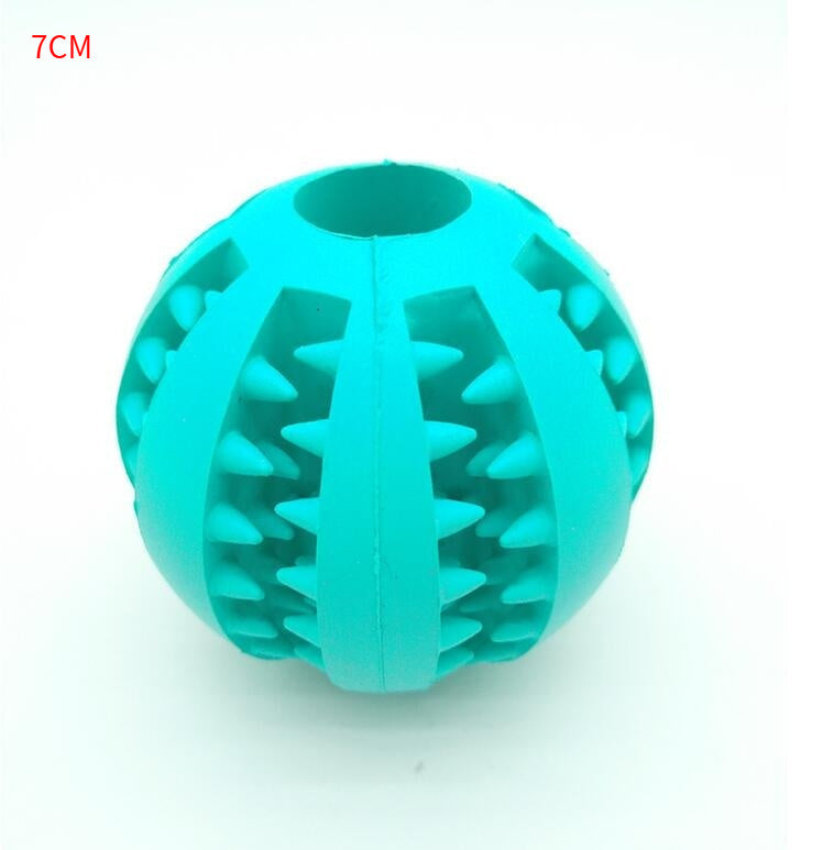 HKM-865875 Pet Slow Feeder Dog Toy Cute Funny Rubber Dog Ball Toy