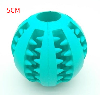 HKM-865875 Pet Slow Feeder Dog Toy Cute Funny Rubber Dog Ball Toy