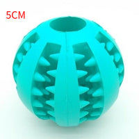 HKM-865875 Pet Slow Feeder Dog Toy Cute Funny Rubber Dog Ball Toy