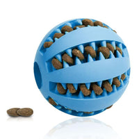 HKM-865875 Pet Slow Feeder Dog Toy Cute Funny Rubber Dog Ball Toy