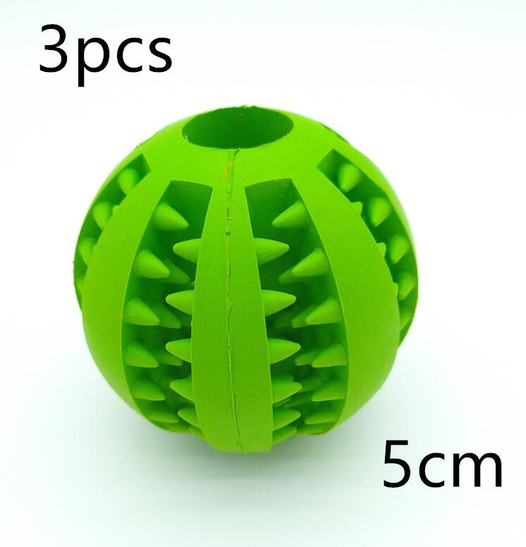 HKM-865875 Pet Slow Feeder Dog Toy Cute Funny Rubber Dog Ball Toy
