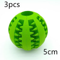 HKM-865875 Pet Slow Feeder Dog Toy Cute Funny Rubber Dog Ball Toy